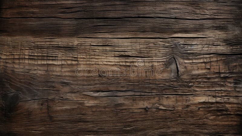 Risse dunkle Holzstruktur. Risse dunkle Holz Textur Illustration verblasste Vintage nostalgische rustikale Not Patina Risse dunkle Holz Textur ai generiert