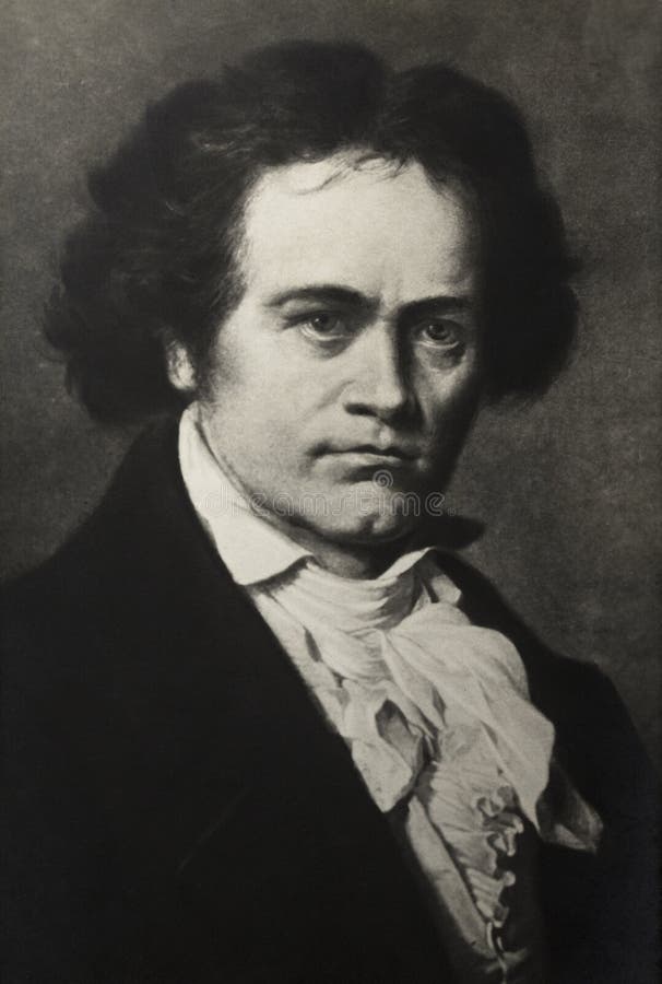 Ritratto del compositore Ludwig van Beethoven