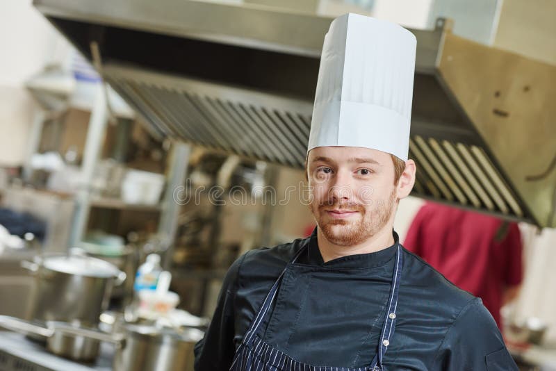 Ritratto del cuoco del cuoco unico immagini stock libere da diritti Ritratto del cuoco del cuoco unico immagini stock libere da diritti