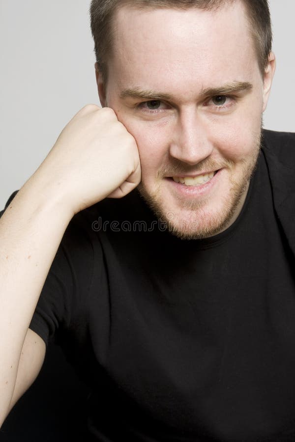 Ritratto di un giovane immagine stock