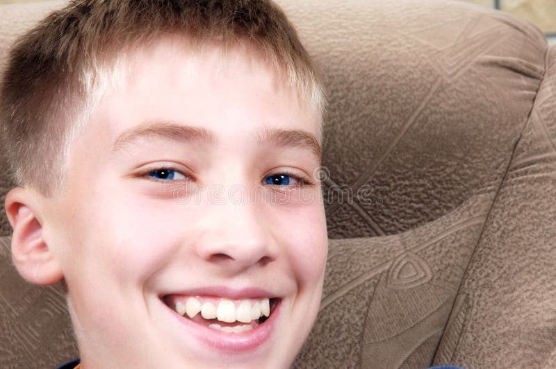 Ritratto del ragazzo felice fotografie stock
