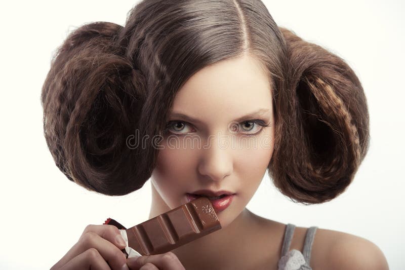 Ritratto della ragazza di stile dell'annata fotografia stock Ritratto della ragazza di stile dell'annata fotografia stock