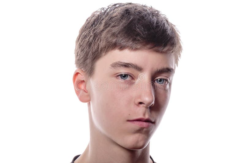 Ritratto di bello adolescente fotografia stock libera da diritti