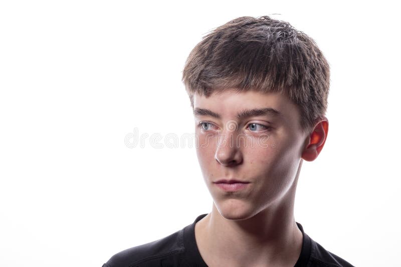 Ritratto di un bellissimo adolescente fotografia stock libera da diritti