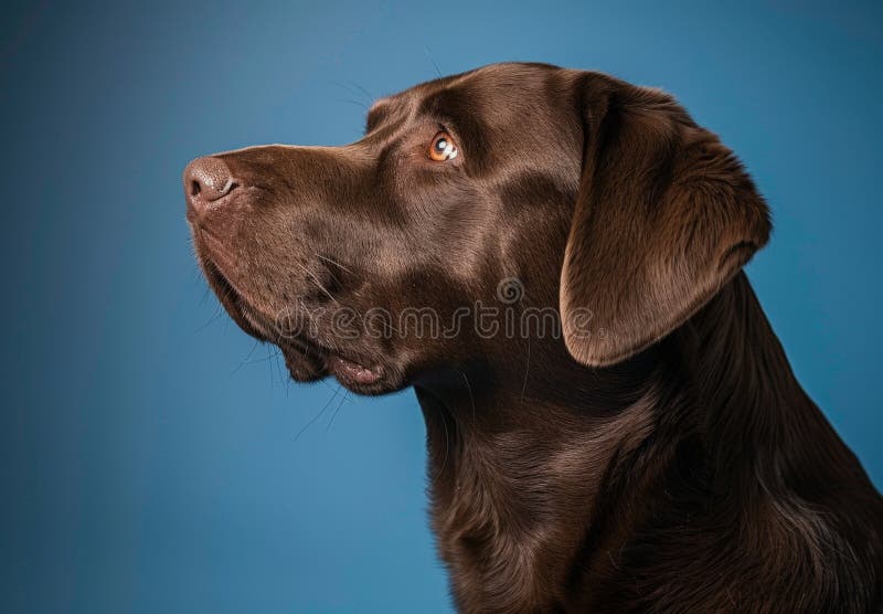 Ritratto di chiusura di un labrador retriever royalty illustrazione gratis