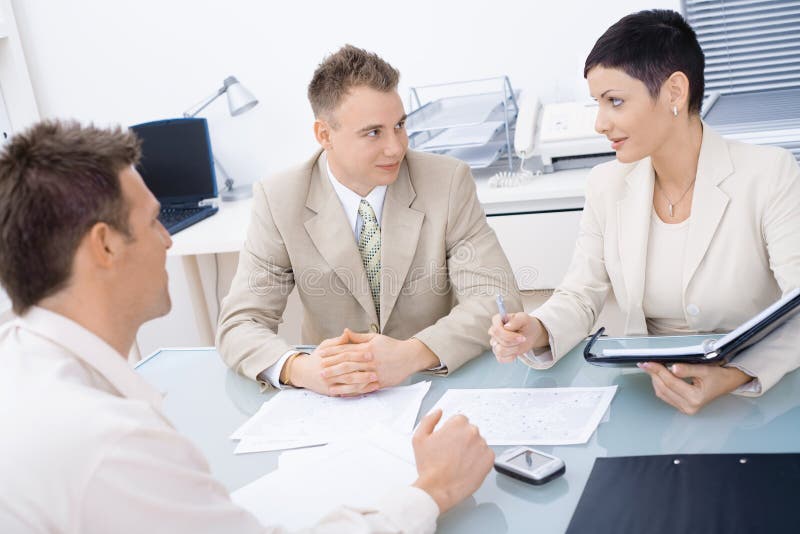 Riunione di lavoro fotografia stock libera da diritti