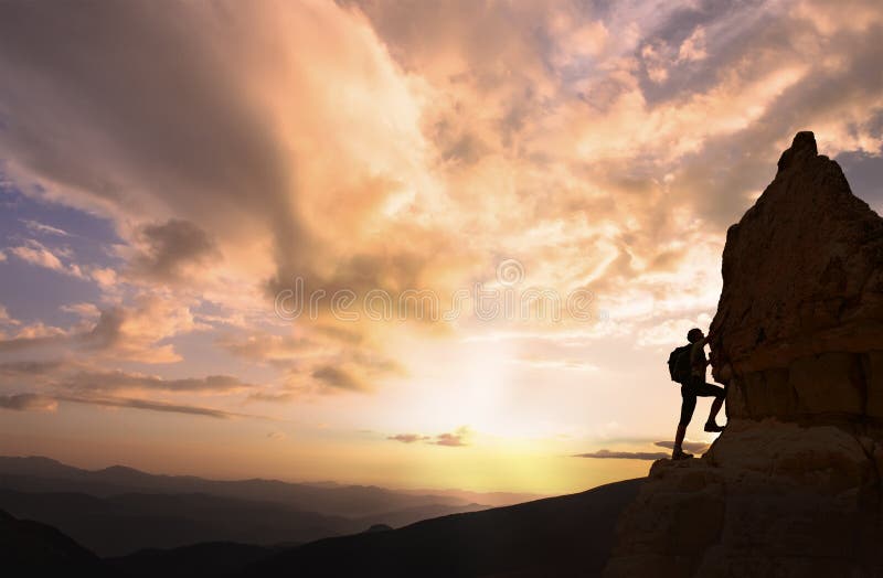 Riuscita motivazione di concetto della donna, ispirazione fotografia stock Riuscita motivazione di concetto della donna, ispirazione fotografia stock