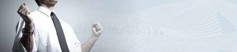 Riuscito uomo d'affari felice fotografia stock Riuscito uomo d'affari felice fotografia stock