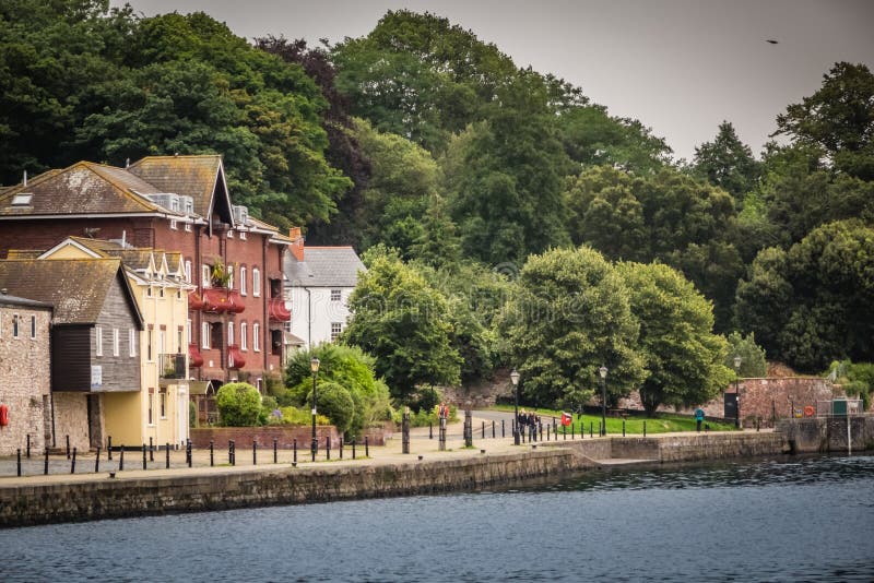 Rive d'Exeter photos stock Rive d'Exeter photos stock