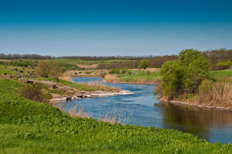 River bends stock image. Image of riverside, meadow, vastness 28277211