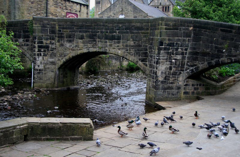 River Calder At Hebden Bridge Stock Image Image 5360011