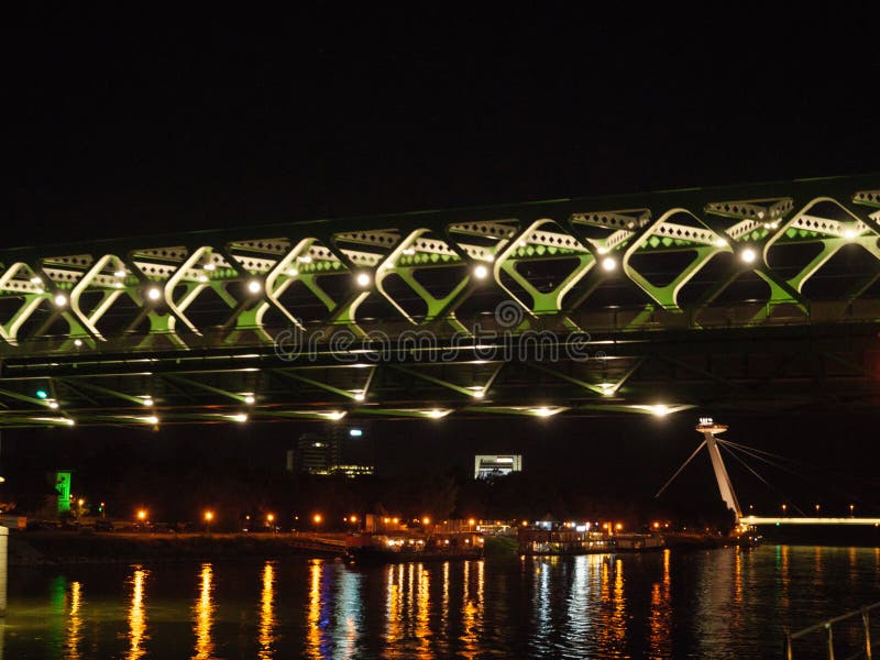 River cruise at night