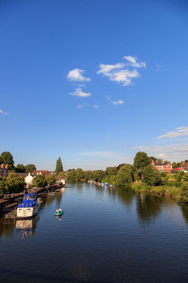 River Dee Chester stock photo. Image of england, english 44394464