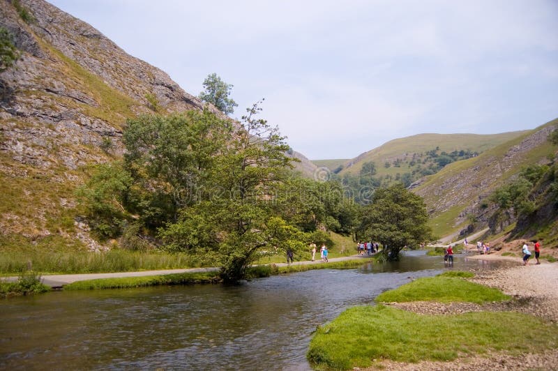 River in Dovedale valley