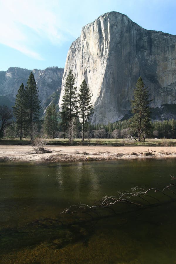 River with El Capitan in background.