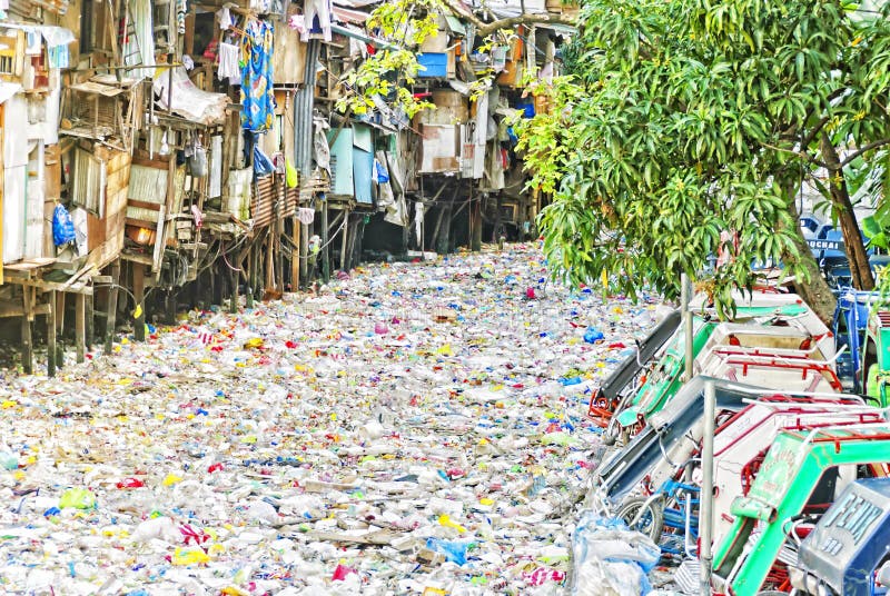 River of garbage