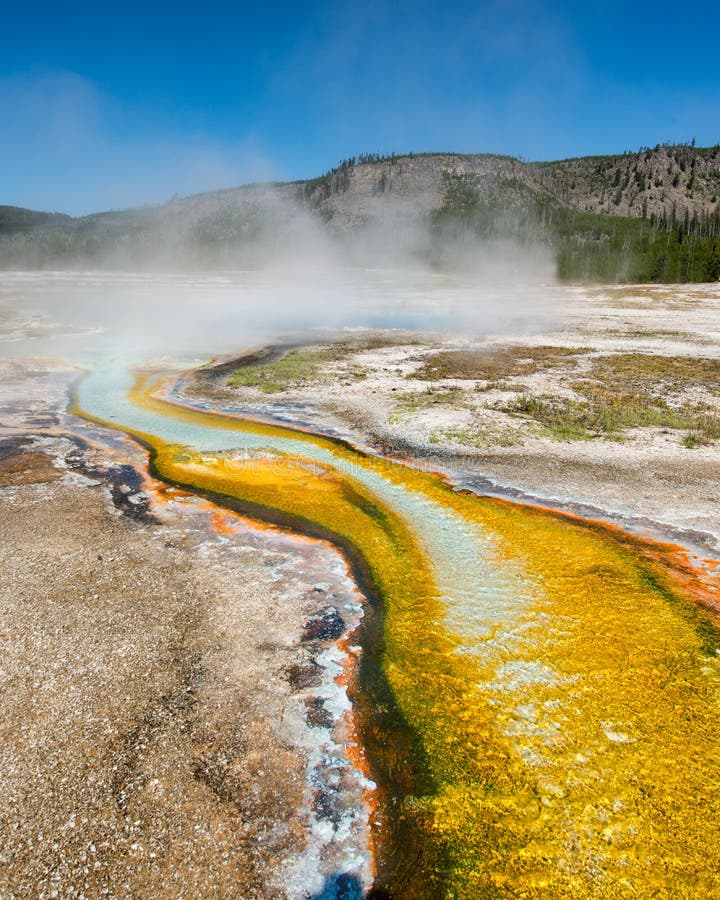 River of gold stock image. Image of springs, colorful 26178757