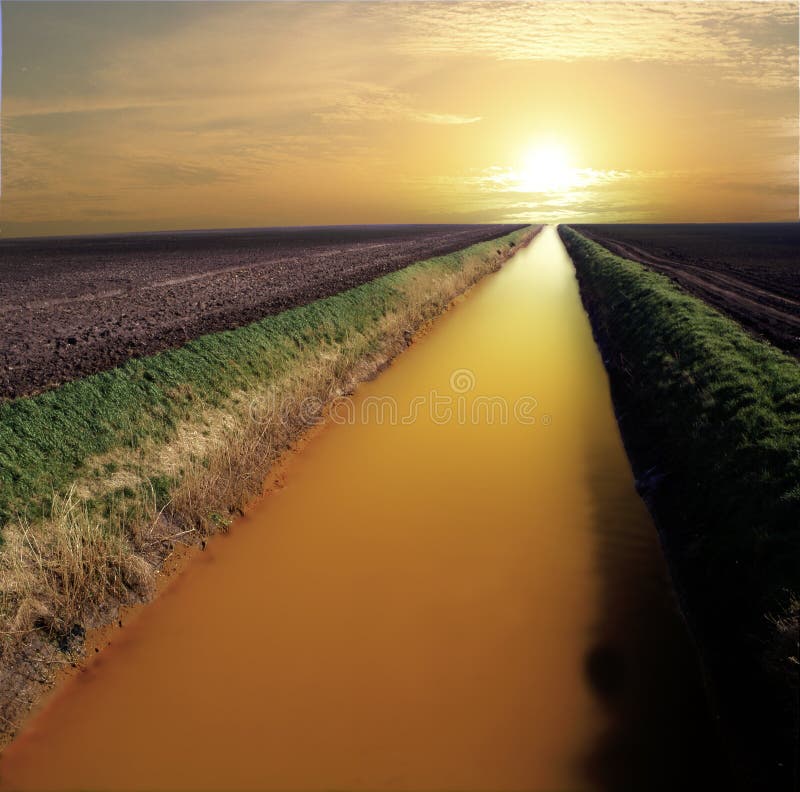 River of gold stock photo. Image of river, liquid, golden 8499144