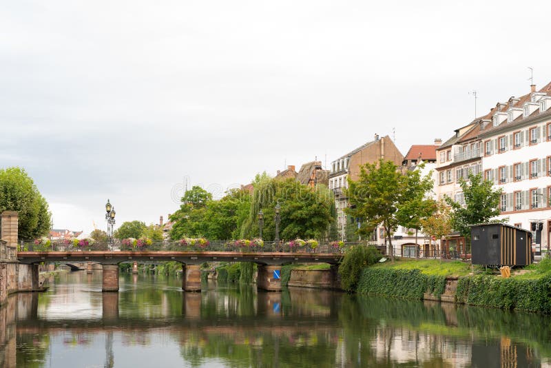 The Docks of the Ill River in Strasbourg Stock Image - Image of docks ...