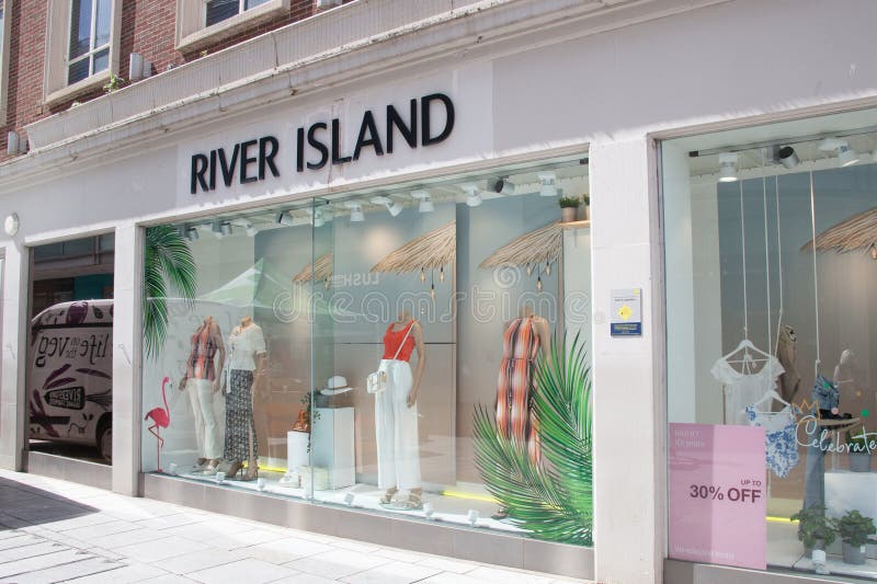 The River Island Shop in Exeter, Devon in the UK Editorial Image