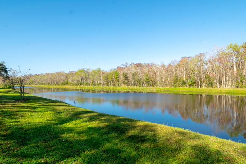 River Orlando Florida Econlockhatchee J Blanchard Park Stock Photo