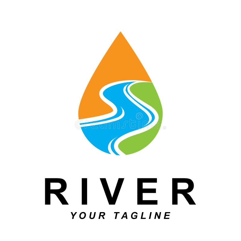 River logo vector stock vector. Illustration of horizon 278672492