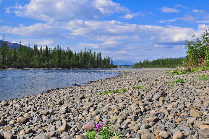 River Muksun, the Putorana plateau.