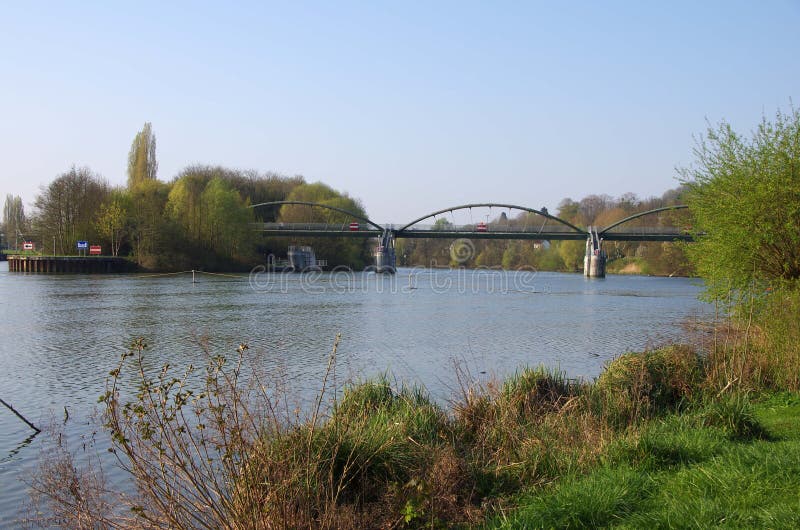 River Oise, France. stock photo. Image of calm, france 113384316