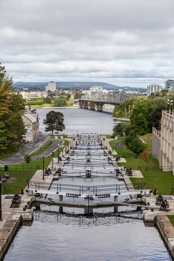 River and Road Along Side in Ottawa Stock Image Image of city, building 236058747