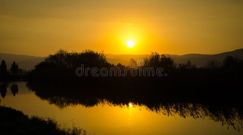 River Sunset