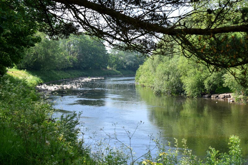 The River Taff, Cardiff, Wales