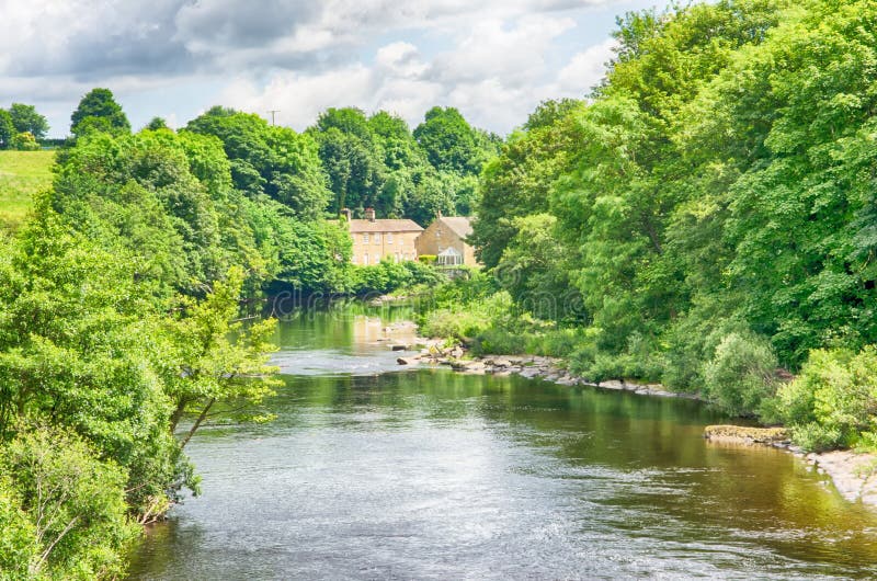 River Tees County Durham in England Stock Image Image of landmark