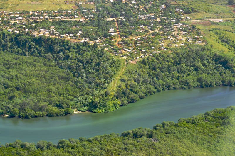 River and trees stock photos