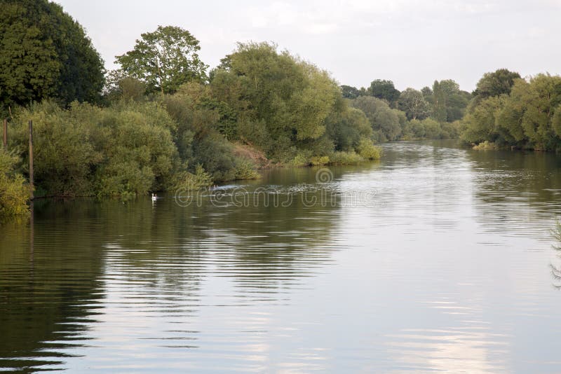 River at Upton upon Severn; England Stock Image Image of britain