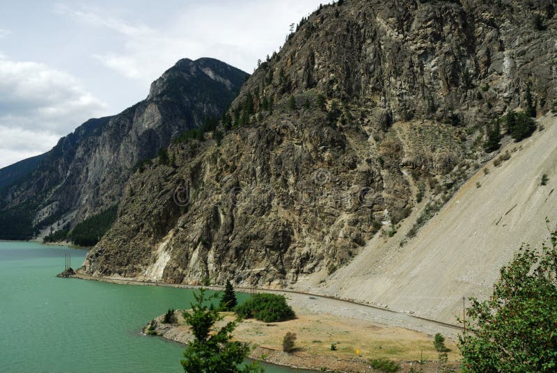 River valley in british columbia