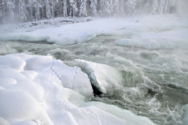 River in winter