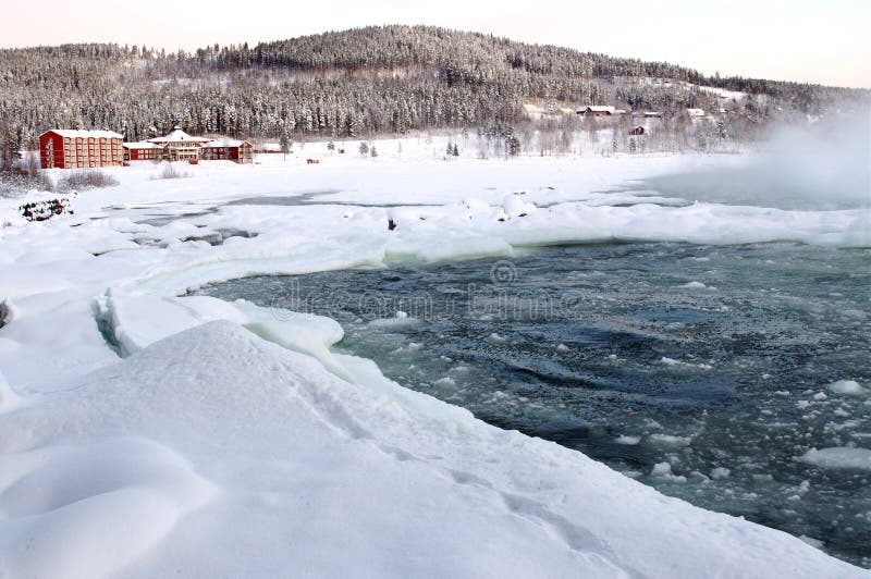 River in winter