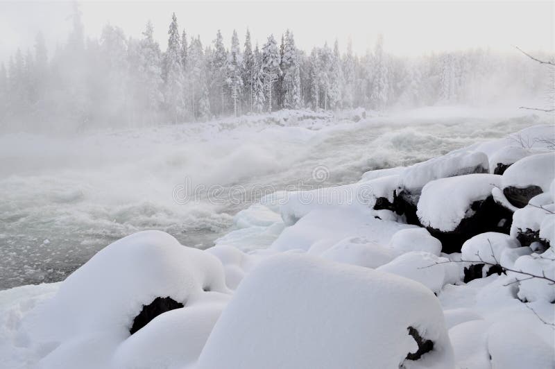 River in winter