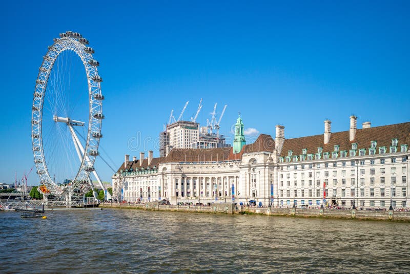 London Eye London-Eye-2009.JPG London Eye is located in Central London London EyeLondon Eye Alternative names Millennium Wheel General information Status	Complete Type	Ferris wheel Location	Lambeth, London Address	Riverside Building, County Hall, Westminster Bridge Road Country	United Kingdom Coordinates	51.5033°N 0.1194°WCoordinates: 51.5033°N 0.1194°W Completed	March 2000[1] Opened 31 December 1999 ceremonial, without passengers[2] 1 February 2000 first passengers carried[citation needed] 9 March 2000 opened to general public[2] Cost	£70 million[3] Owner	Merlin Entertainments Height	135 metres 443 ft[4] Dimensions Diameter	120 metres 394 ft[4] Design and construction Architect Frank Anatole Nic Bailey Julia Barfield Steve Chilton Malcolm Cook David Marks Mark Sparrowhawk [5] Architecture firm	Marks Barfield[6] Structural engineer	Arup[7] Other designers Babtie Allott & Lomax checking engineer[8] Tony Gee foundations[9] Awards and prizes	Institution of Structural Engineers Special Award 2001 Website www.londoneye.com The London Eye is a giant Ferris wheel on the South Bank of the River Thames in London. It is Europe`s tallest Ferris wheel,[10] is the most popular paid tourist attraction in the United Kingdom with over 3.75 million visitors annually. London Eye London-Eye-2009.JPG London Eye is located in Central London London EyeLondon Eye Alternative names Millennium Wheel General information Status	Complete Type	Ferris wheel Location	Lambeth, London Address	Riverside Building, County Hall, Westminster Bridge Road Country	United Kingdom Coordinates	51.5033°N 0.1194°WCoordinates: 51.5033°N 0.1194°W Completed	March 2000[1] Opened 31 December 1999 ceremonial, without passengers[2] 1 February 2000 first passengers carried[citation needed] 9 March 2000 opened to general public[2] Cost	£70 million[3] Owner	Merlin Entertainments Height	135 metres 443 ft[4] Dimensions Diameter	120 metres 394 ft[4] Design and construction Architect Frank Anatole Nic Bailey Julia Barfield Steve Chilton Malcolm Cook David Marks Mark Sparrowhawk [5] Architecture firm	Marks Barfield[6] Structural engineer	Arup[7] Other designers Babtie Allott & Lomax checking engineer[8] Tony Gee foundations[9] Awards and prizes	Institution of Structural Engineers Special Award 2001 Website www.londoneye.com The London Eye is a giant Ferris wheel on the South Bank of the River Thames in London. It is Europe`s tallest Ferris wheel,[10] is the most popular paid tourist attraction in the United Kingdom with over 3.75 million visitors annually