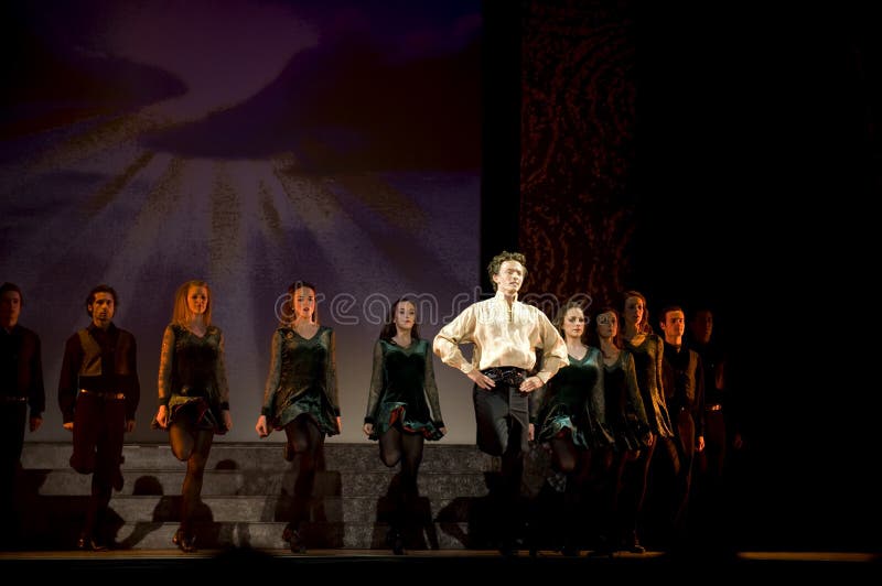 Riverdance από την Ιρλανδία στοκ φωτογραφία