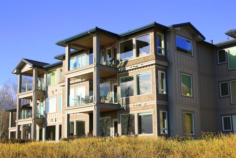 Riverfront Condominiums Properties Vancouver WA. Stock Image Image of