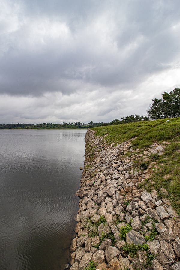 Riverside Pathway, Riverbank Stock Image Image of cliff, reservoir