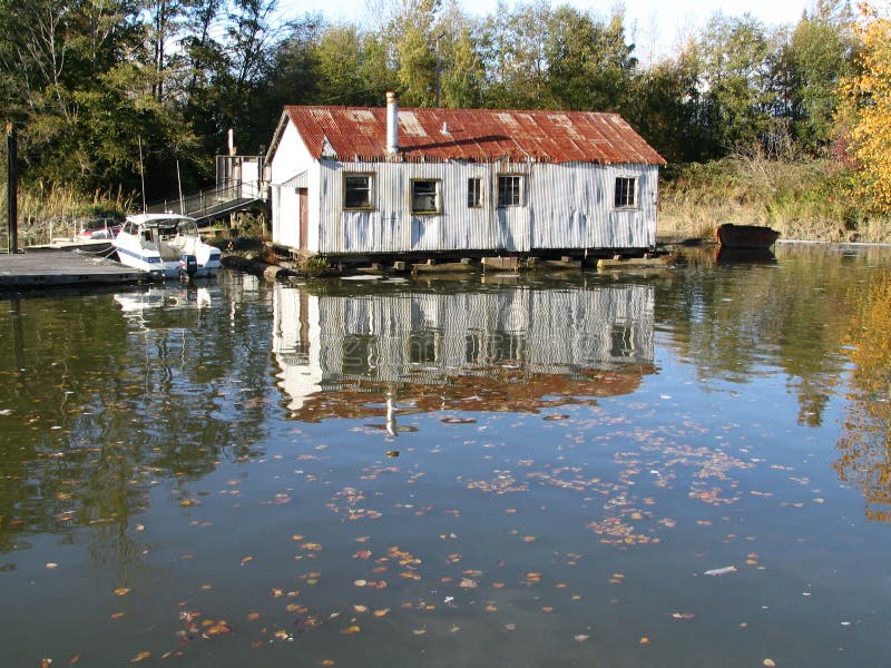 Riverside Shed royalty free stock photo Riverside Shed royalty free stock photo