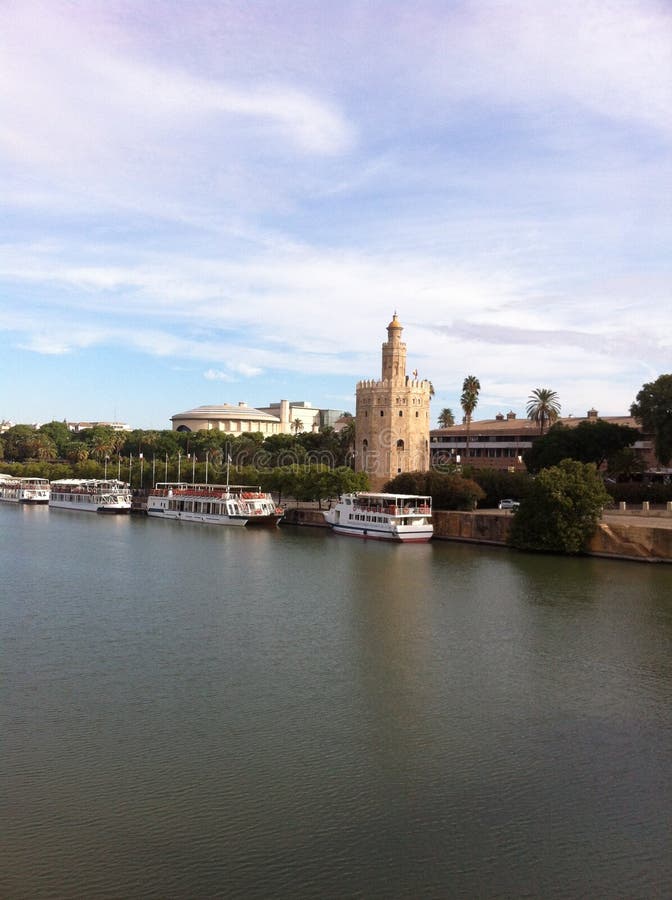 Rivière le Guadalquivir - Sevilla Spain image stock Rivière le Guadalquivir - Sevilla Spain image stock