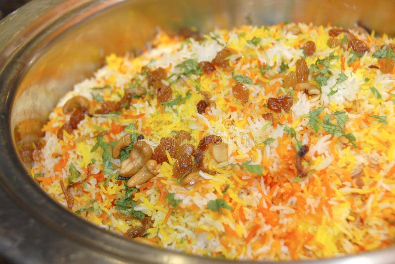 Riz de Biryani photo stock. Image du safran, produit - 17049938