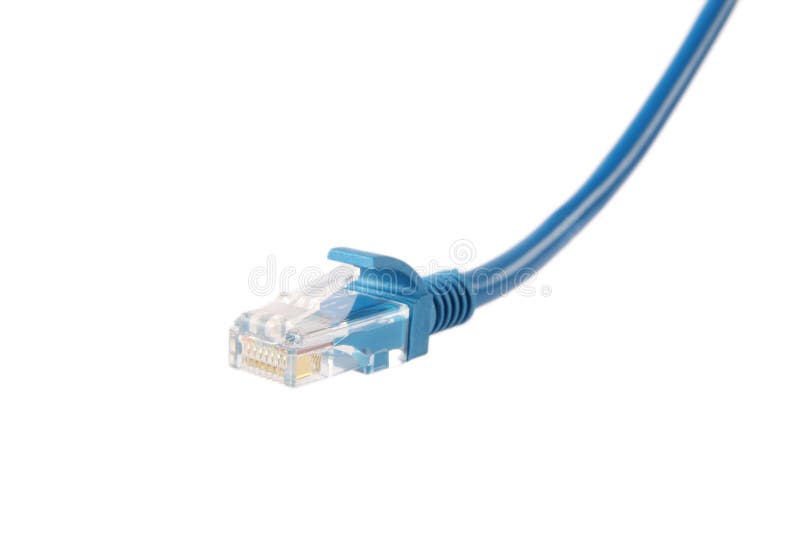 RJ-45 broadband cable stock images