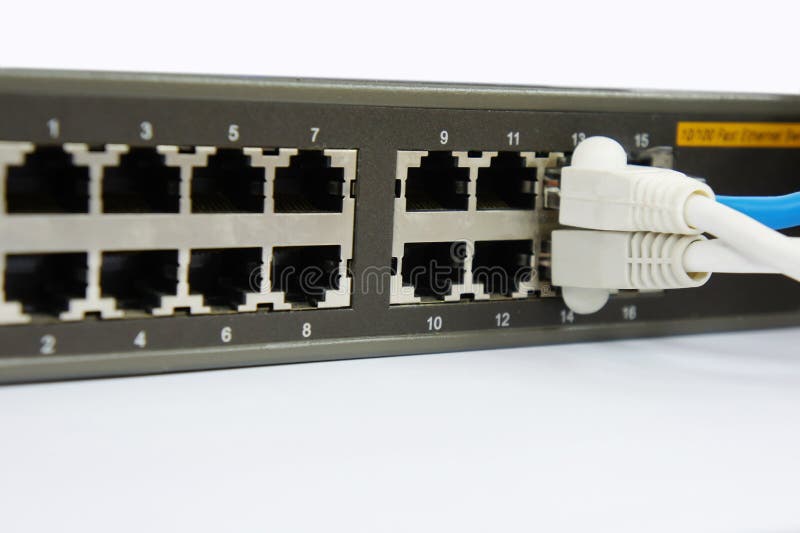 Disconnected LAN cable stock photo. Image of connect, board 612884