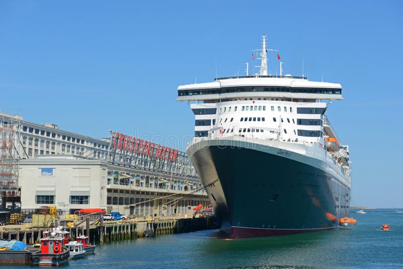 RMS Queen Mary 2, Boston, MA, USA