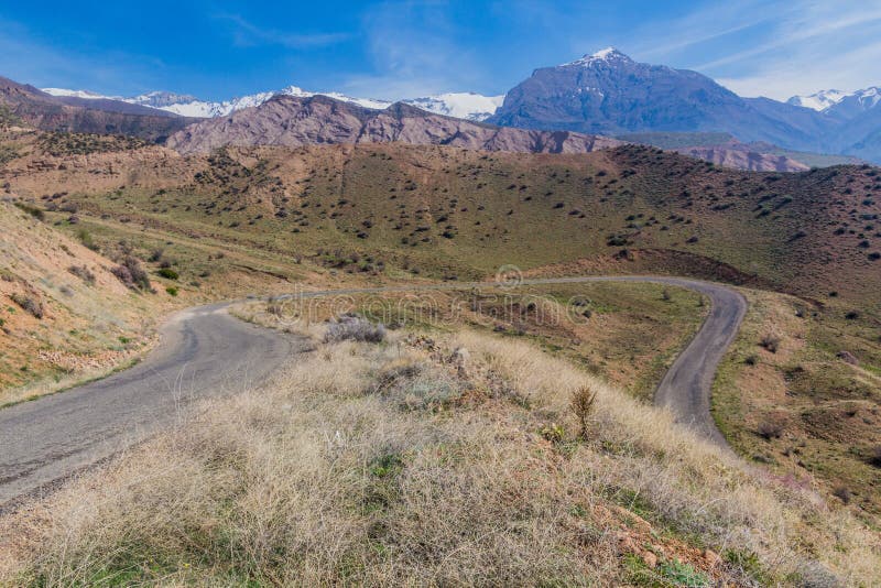 Road through Alamut Valley in Ir Stock Image Image of culture, trekking 223514209