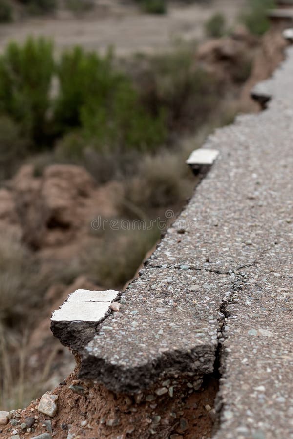 Road in bad condition stock photo. Image of vertical 77776780
